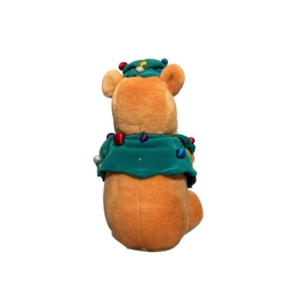 The Disney Store Winnie The Pooh Christmas Tree Holiday Stuffed Plush Doll 14” - Picture 3 of 9